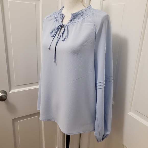 NWT Social Standard by Sanctuary Peasant Blouse Size Large, Retail $68 - Picture 3 of 11